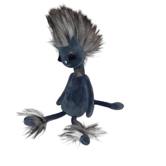 Jellycat Black and Gray Stuffed Animal - Picture 1 of 5